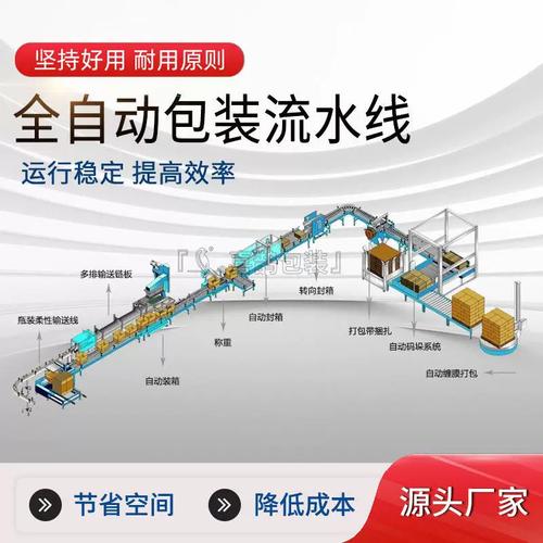 全自动包装流水线 从封箱到码垛的定制化智慧解决方案